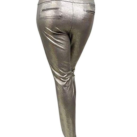 Alfani Womens Pants Slim Leg Dress Stretch Cotton - Picture 2 of 2